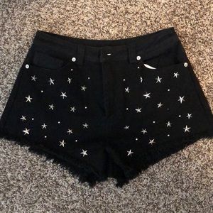 NWT Lush star studded shorts size small